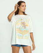 BILLABONG SUNSET MINDSET SS TEE SCS-STENCIL WASH L