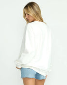 BILLABONG RIDE IN CREW FLC SCS-STENCIL WASH M