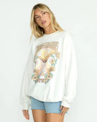 BILLABONG RIDE IN CREW FLC SCS-STENCIL WASH M