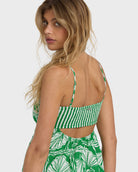 BILLABONG SEA SHELL MINI DRESS KELP M