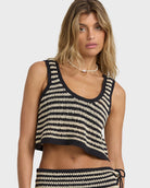 BILLABONG LAURA FLIP TIDE TANK BSD-BLASTED BLUE L