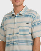 Billabong All Day Stripe SS Woven  DYB-DRY BLUE WASH L