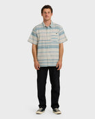 Billabong All Day Stripe SS Woven  DYB-DRY BLUE WASH S