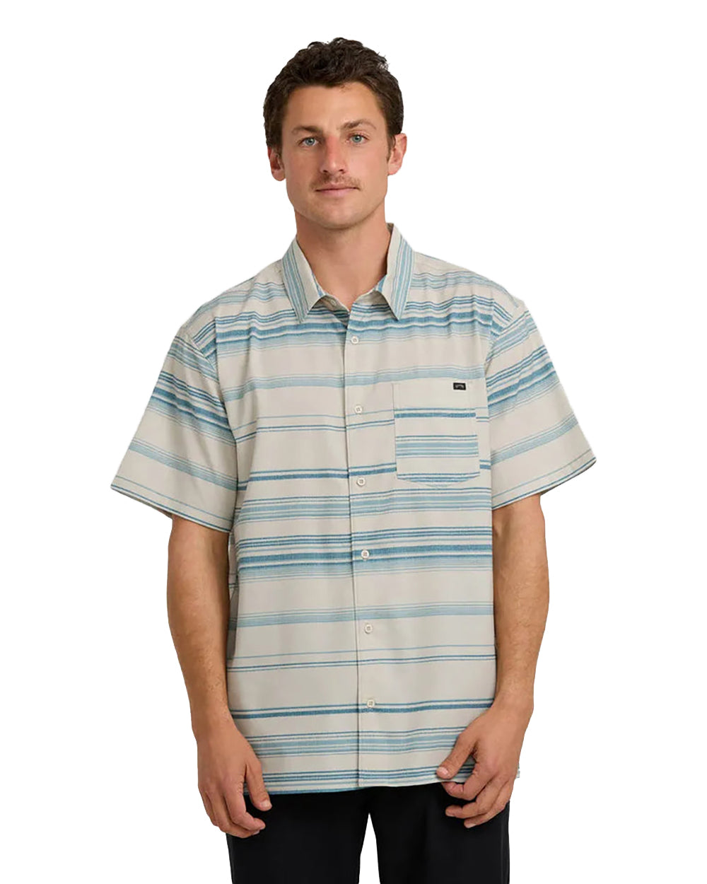 Billabong All Day Stripe SS Woven  DYB-DRY BLUE WASH S