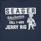 Seager Jerry Rig SS Tee Navy L
