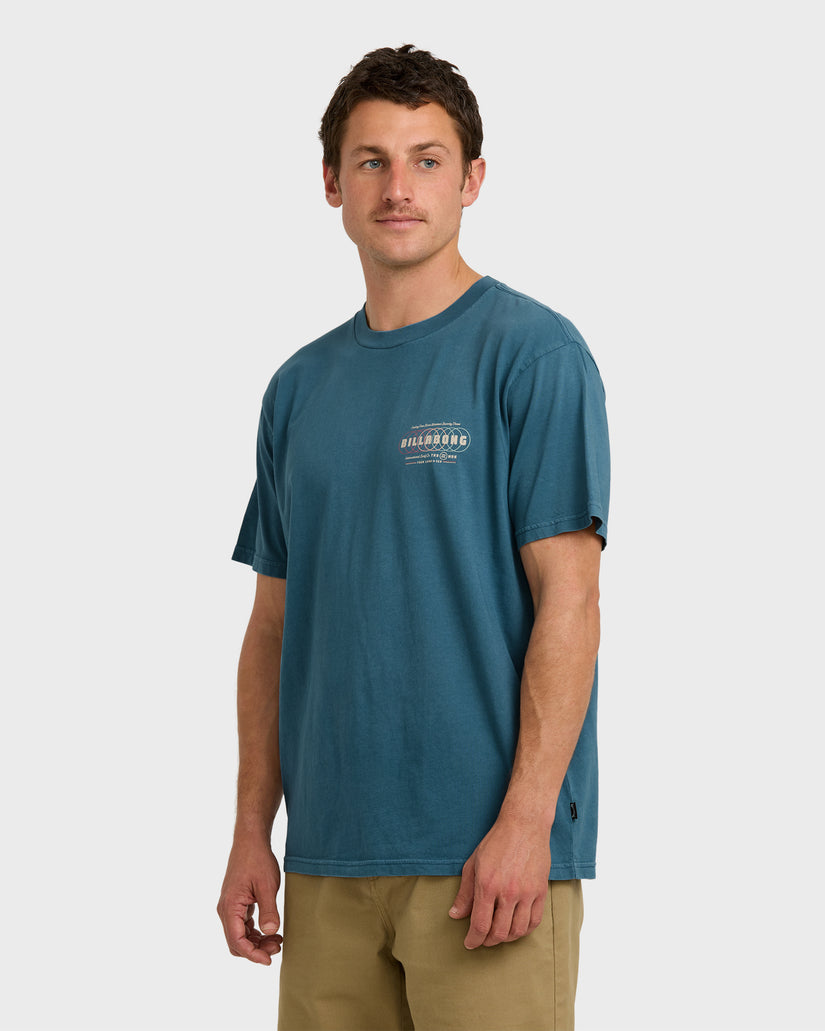 BILLABONG SOUTH RUNNER PREMIUM WW SS RTL-RUSTIC BLUE XL