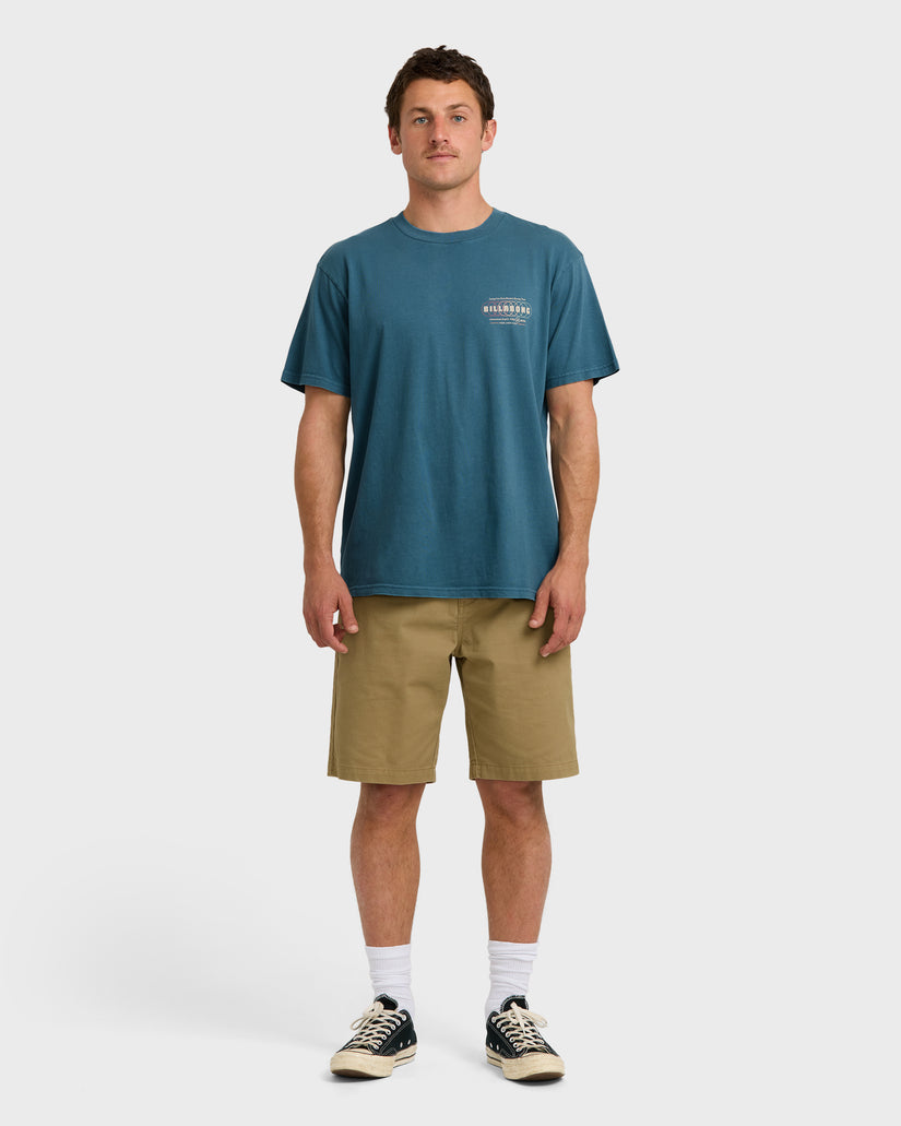 BILLABONG SOUTH RUNNER PREMIUM WW SS RTL-RUSTIC BLUE M