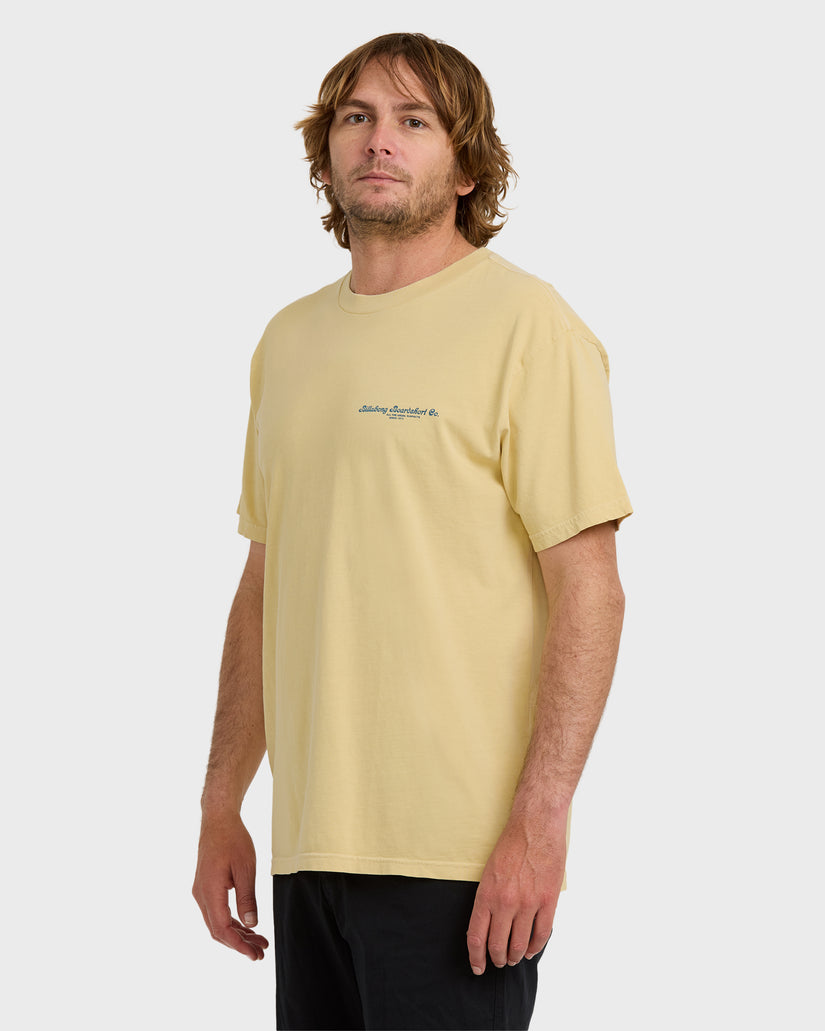 BILLABONG SUSPECTS PREMIUM WW SS GYL-GOLDEN YELLOW XXL