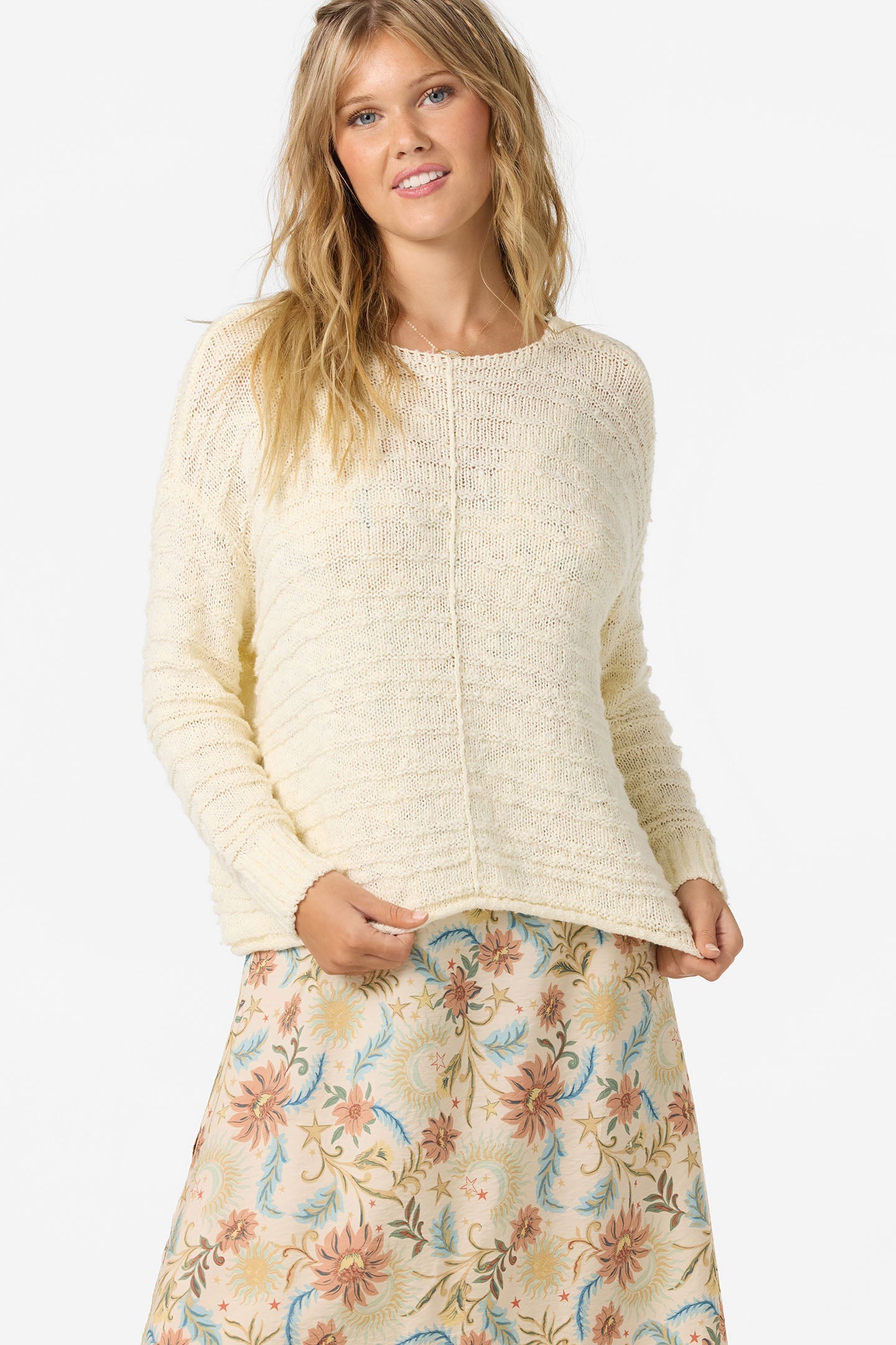 O'Neill Brayton Long Sleeve Sweater WWH-Winter White M