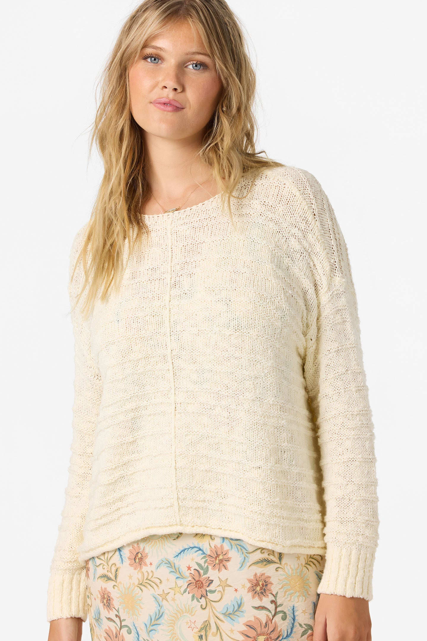 O'Neill Brayton Long Sleeve Sweater WWH-Winter White M