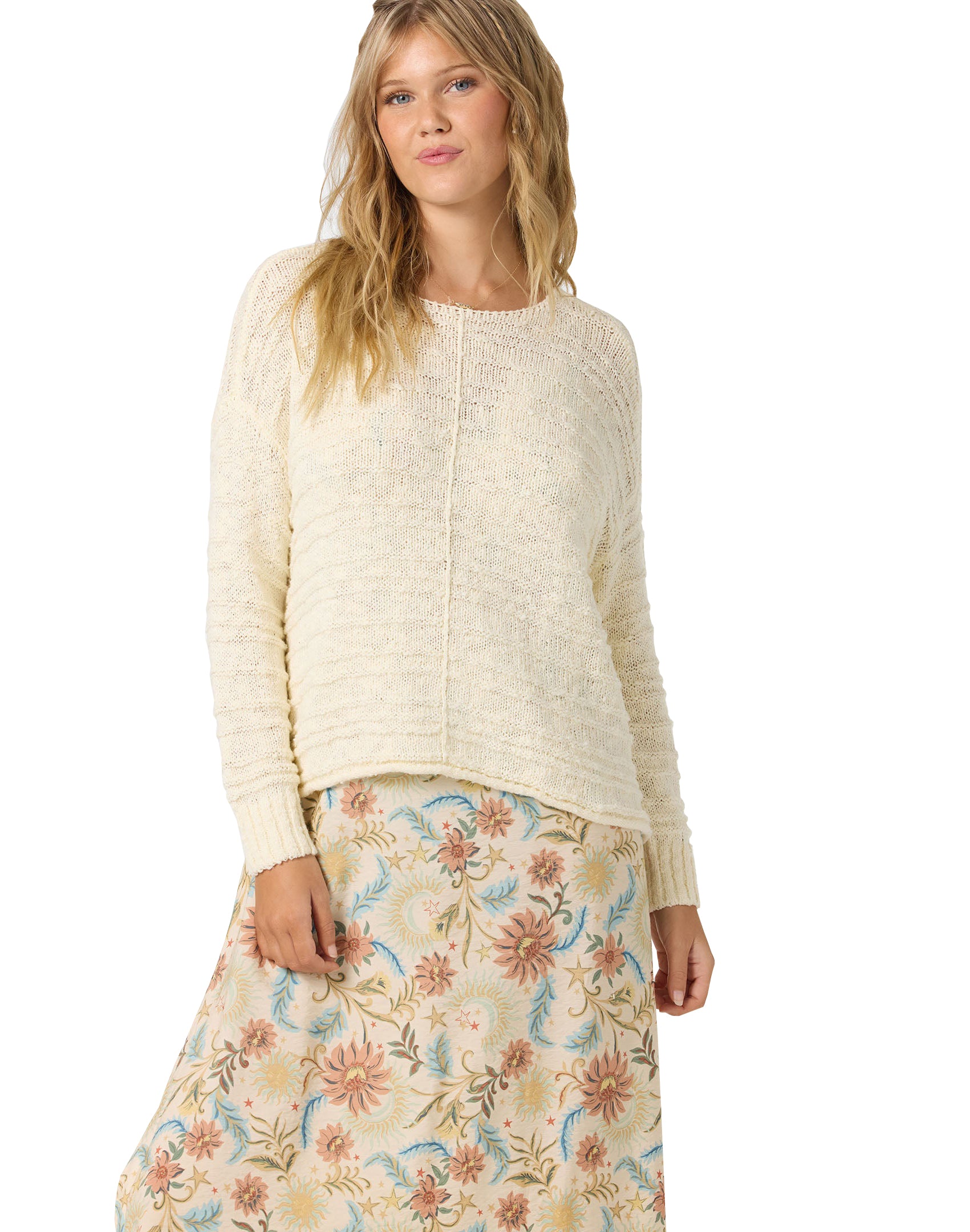 O'Neill Brayton Long Sleeve Sweater WWH-Winter White M