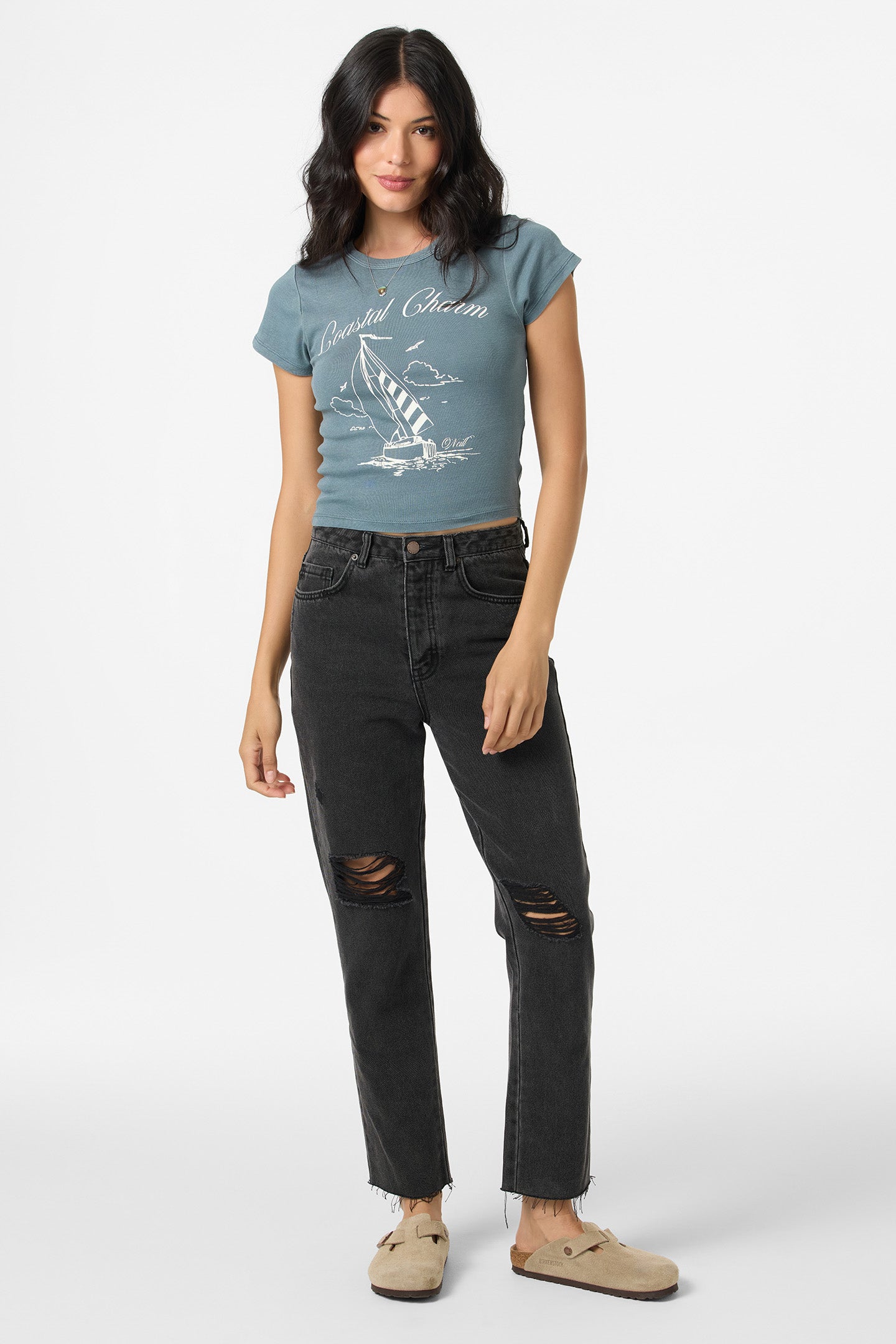 O'Neill Coastal Charm Tee SLT-Slate XS