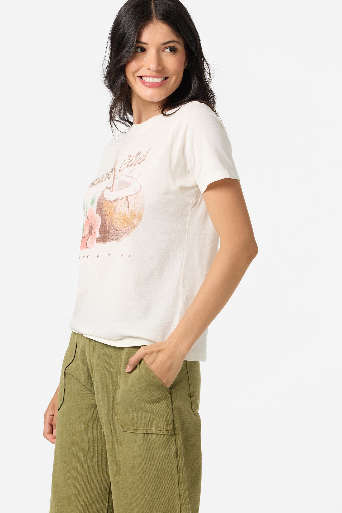 O'NEILL COCONUT SEASIDE TEE WWH-Winter White XS