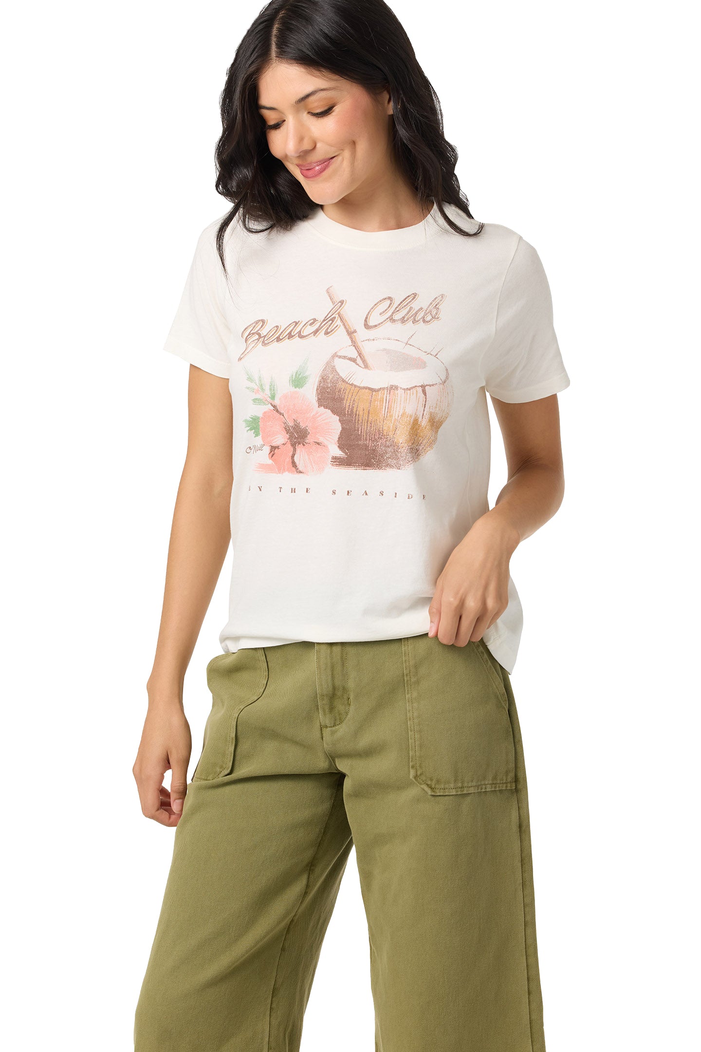 O'NEILL COCONUT SEASIDE TEE WWH-Winter White XS