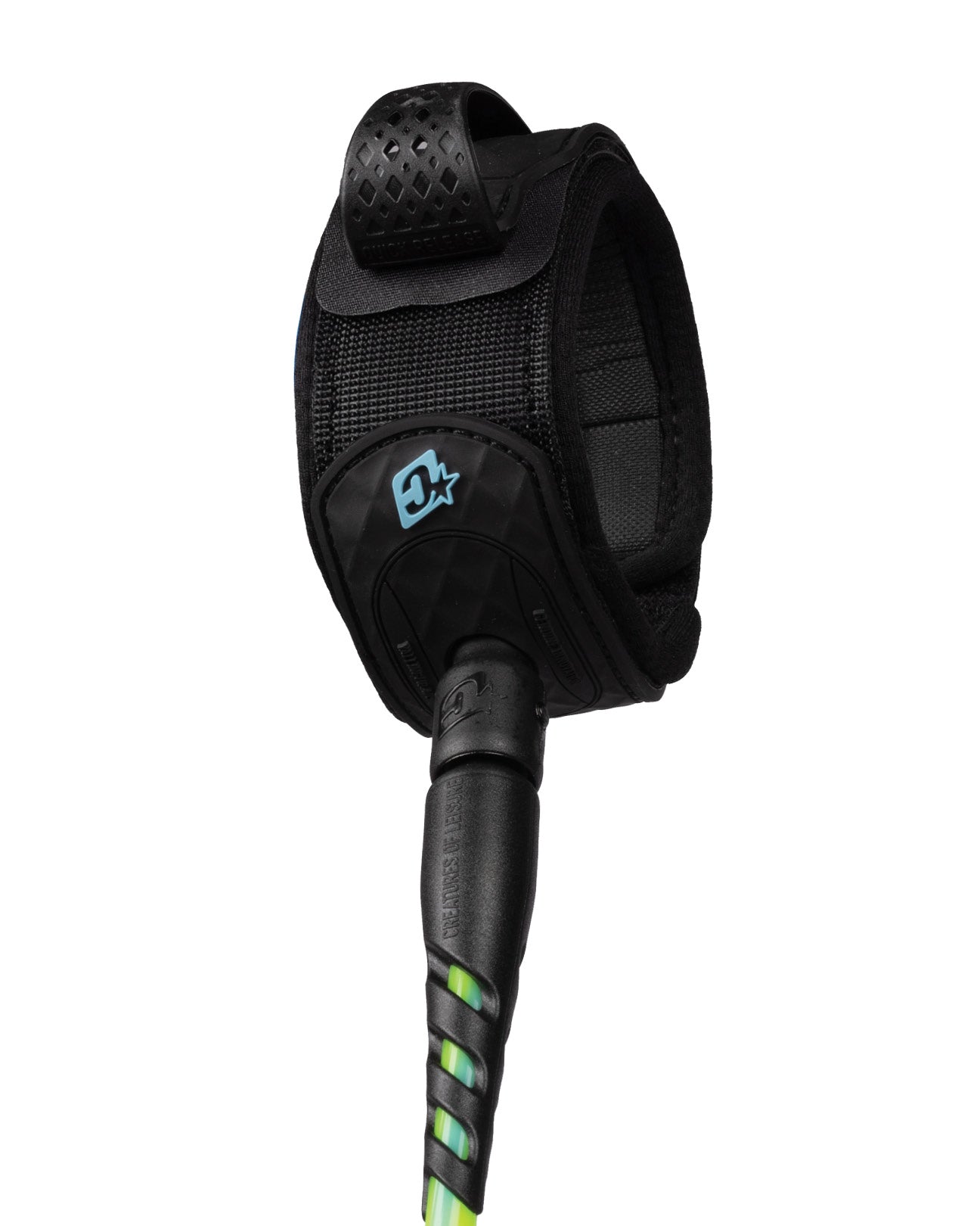 Creatures of Leisure Reliance 2.0 Lite Duty Leash Pine Lime Twist Black 5ft0in