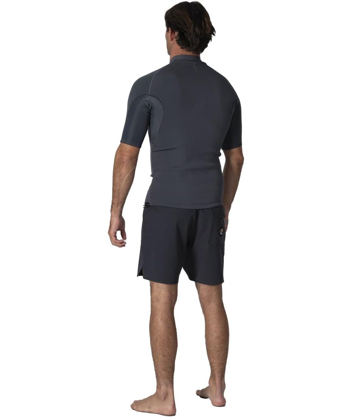 Vissla High Seas 2 1mm Short Sleeve Jacket GRA-Graphite S