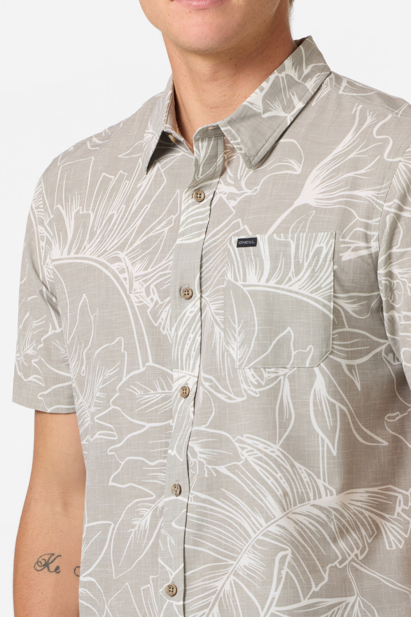 O'Neill Traveler Traverse Relaxed SS Shirt KHA M