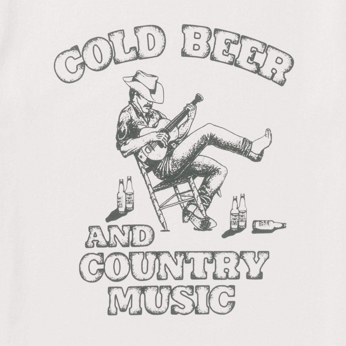 Seager Country Music Tee Vintage White M