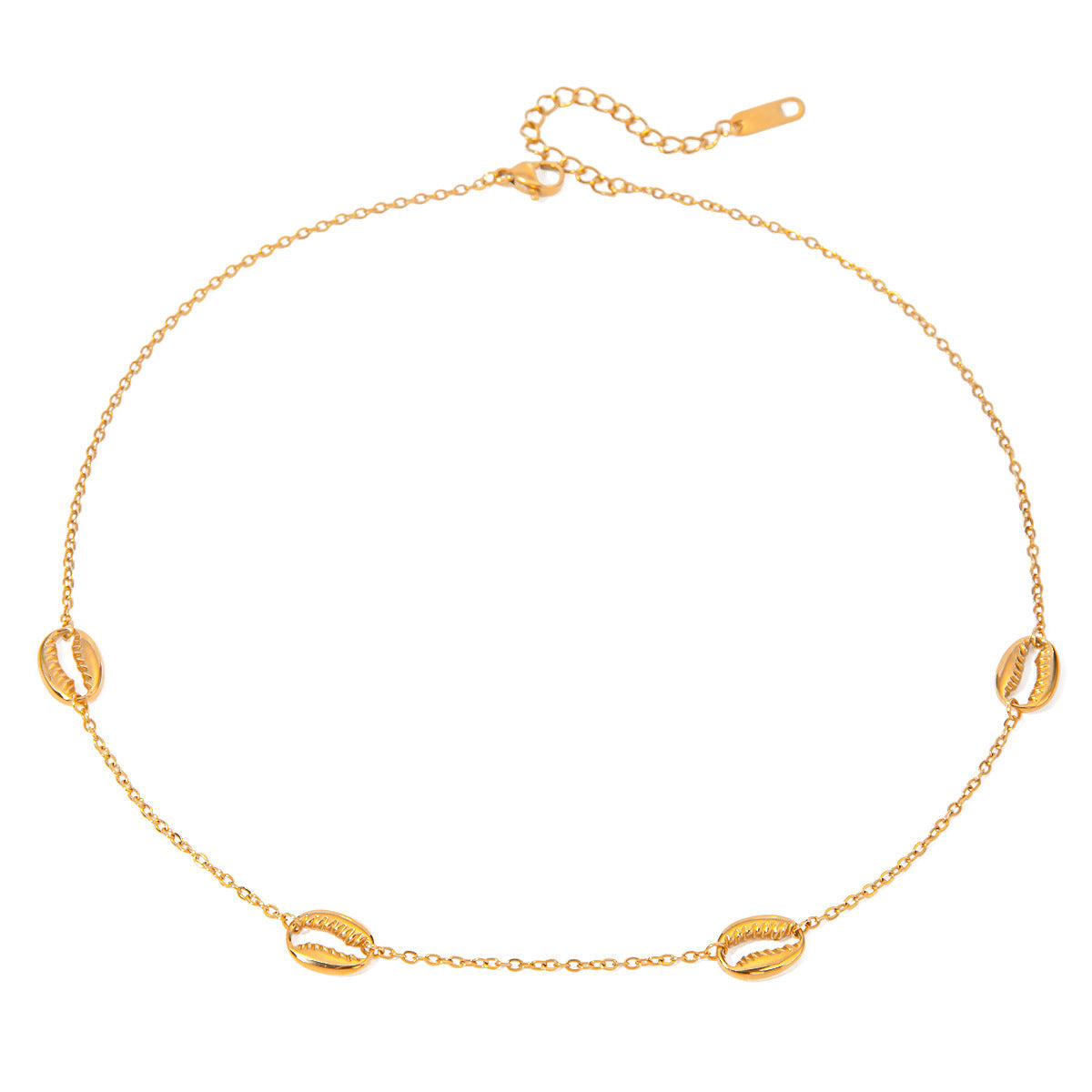 Salty Cali Dainty Puka Necklace GOLD