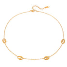 Salty Cali Dainty Puka Necklace GOLD