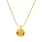 Salty Cali Sand Dollar Necklace GOLD