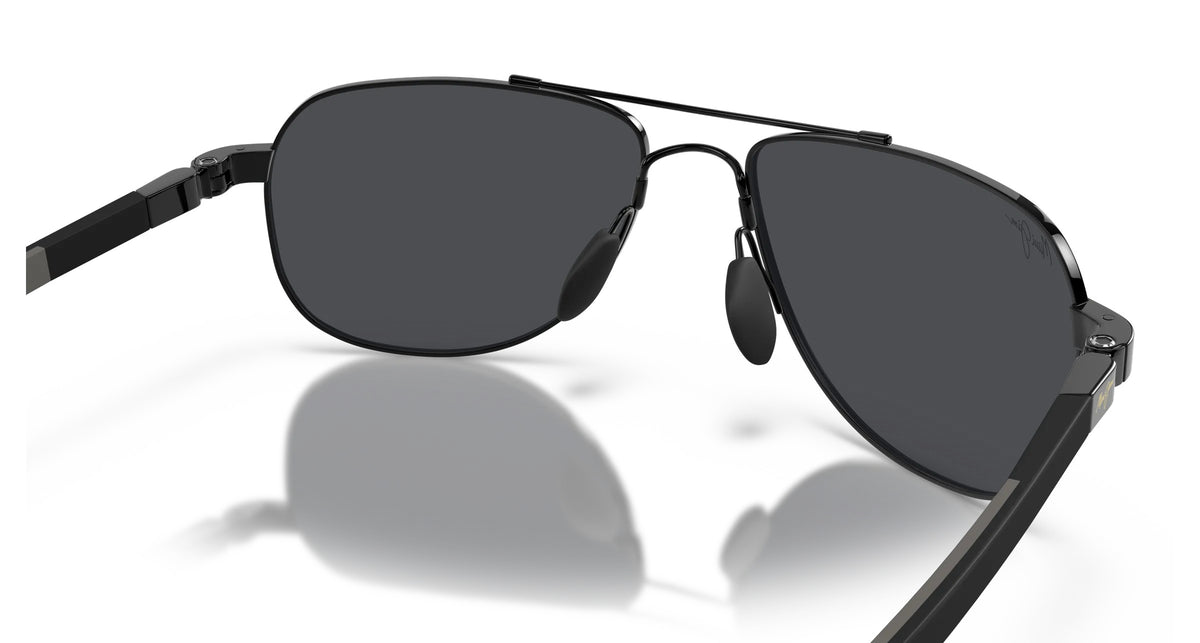 Maui Jim Guardrails Sunglasses GlossBlack Gray MauiBrilliant