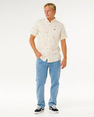 RIP CURL SKELLY BREACH S/S SHIRT 0003 - Off White 3XL