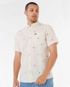 RIP CURL SKELLY BREACH S/S SHIRT 0003 - Off White 2XL