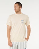RIP CURL MOD CALI TWO PALMS TEE 8861 M