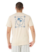 RIP CURL MOD CALI TWO PALMS TEE 8861 S