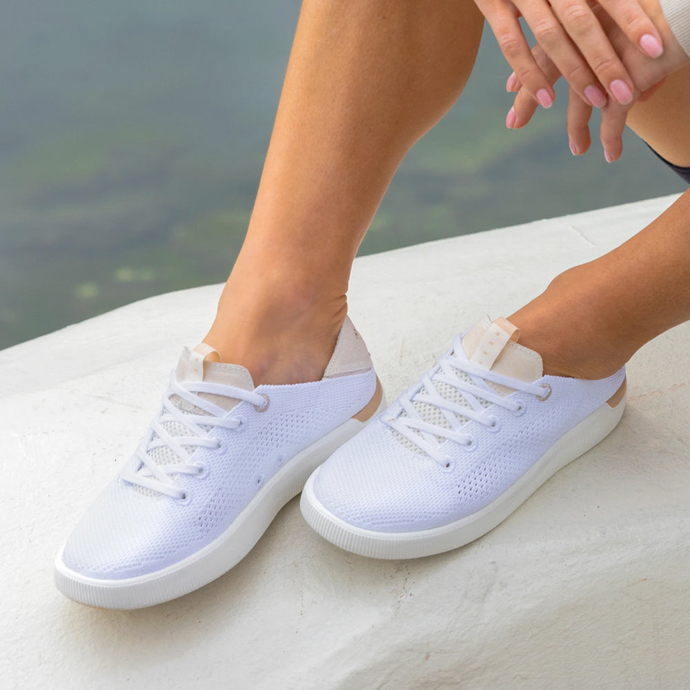 Reef Neptune Womens Shoe White-Vintage 10