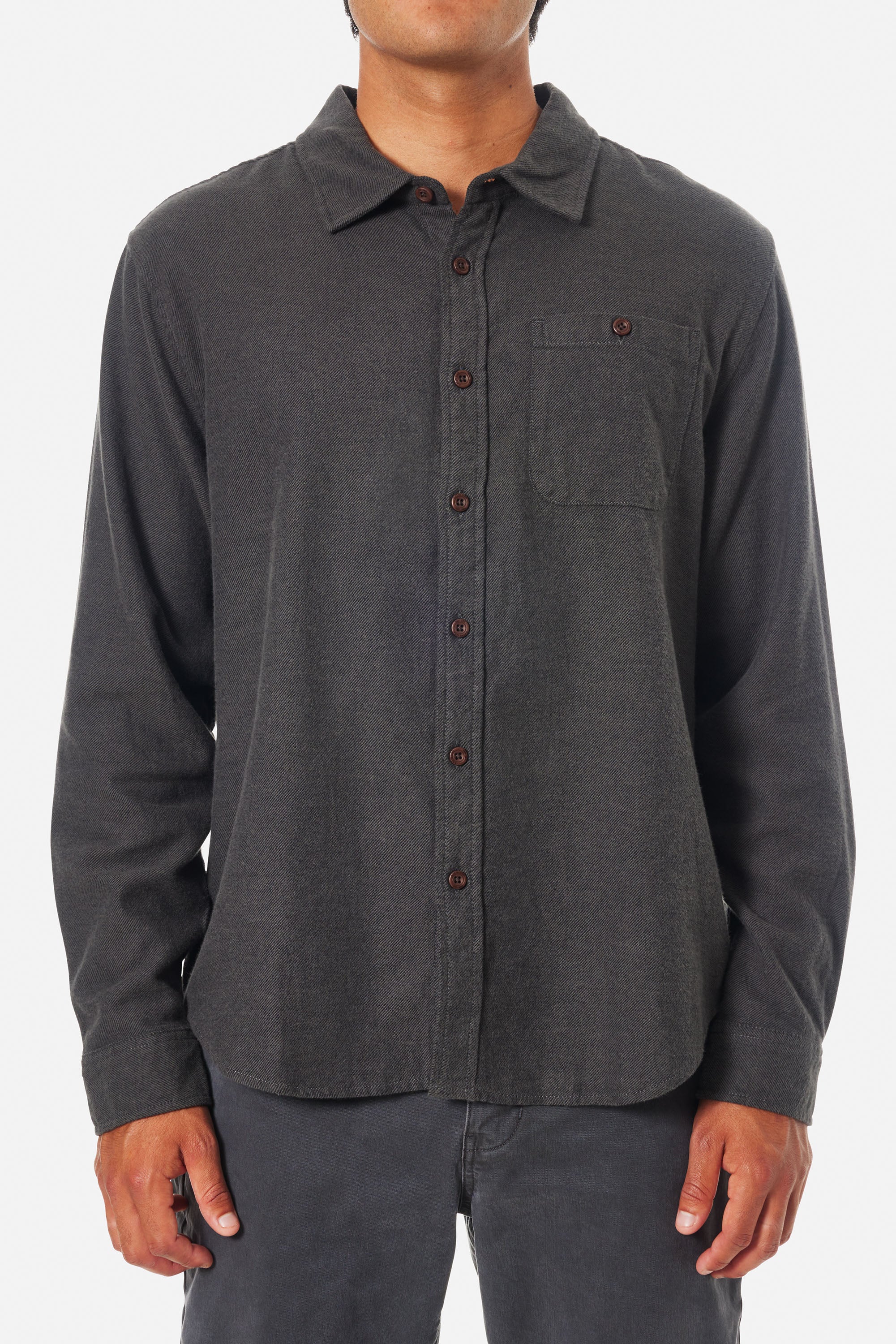 Katin Twiller Flannel Shirt BLACK WASH (BKWSH) XL