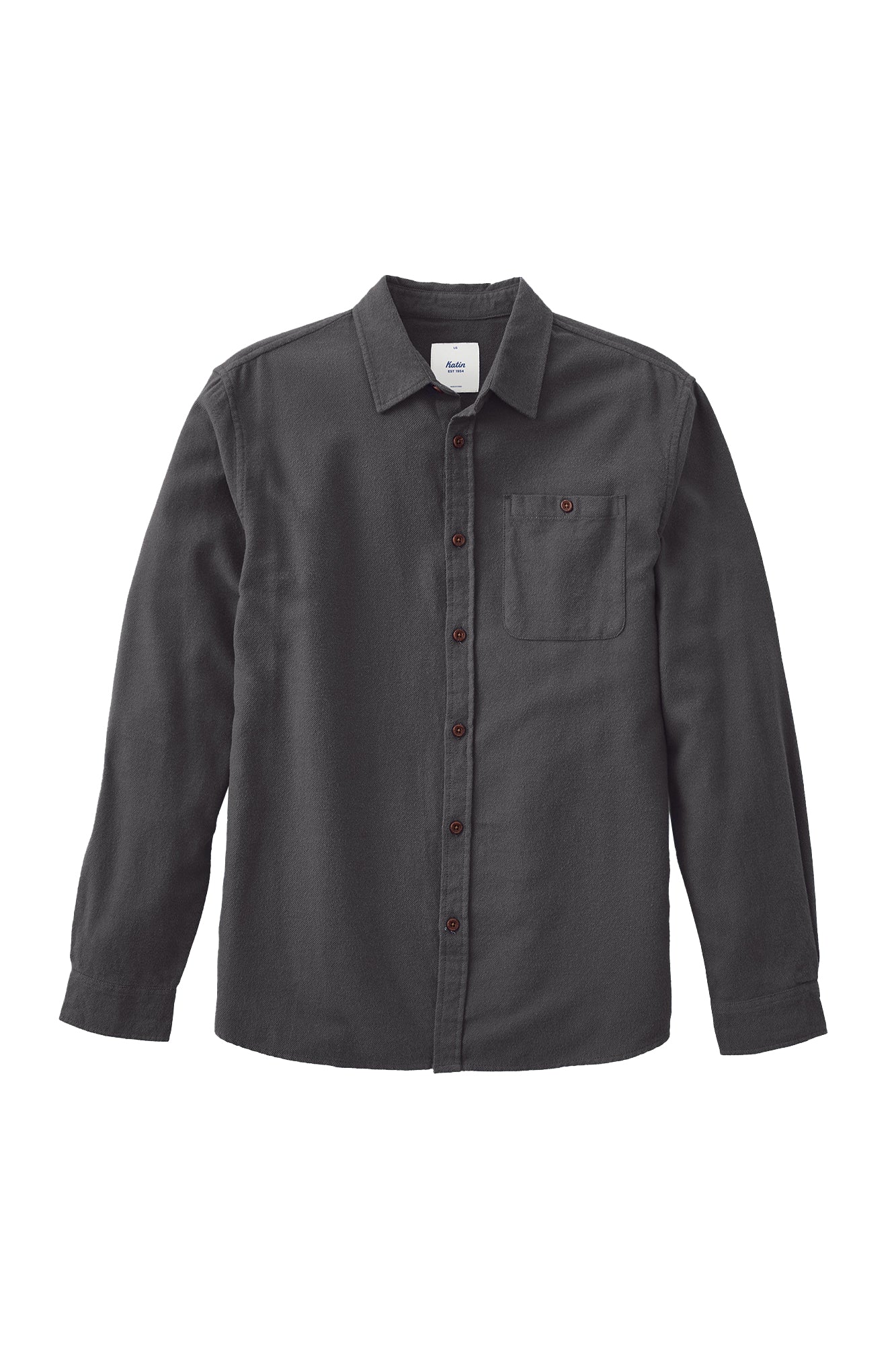 Katin Twiller Flannel Shirt BLACK WASH (BKWSH) XL