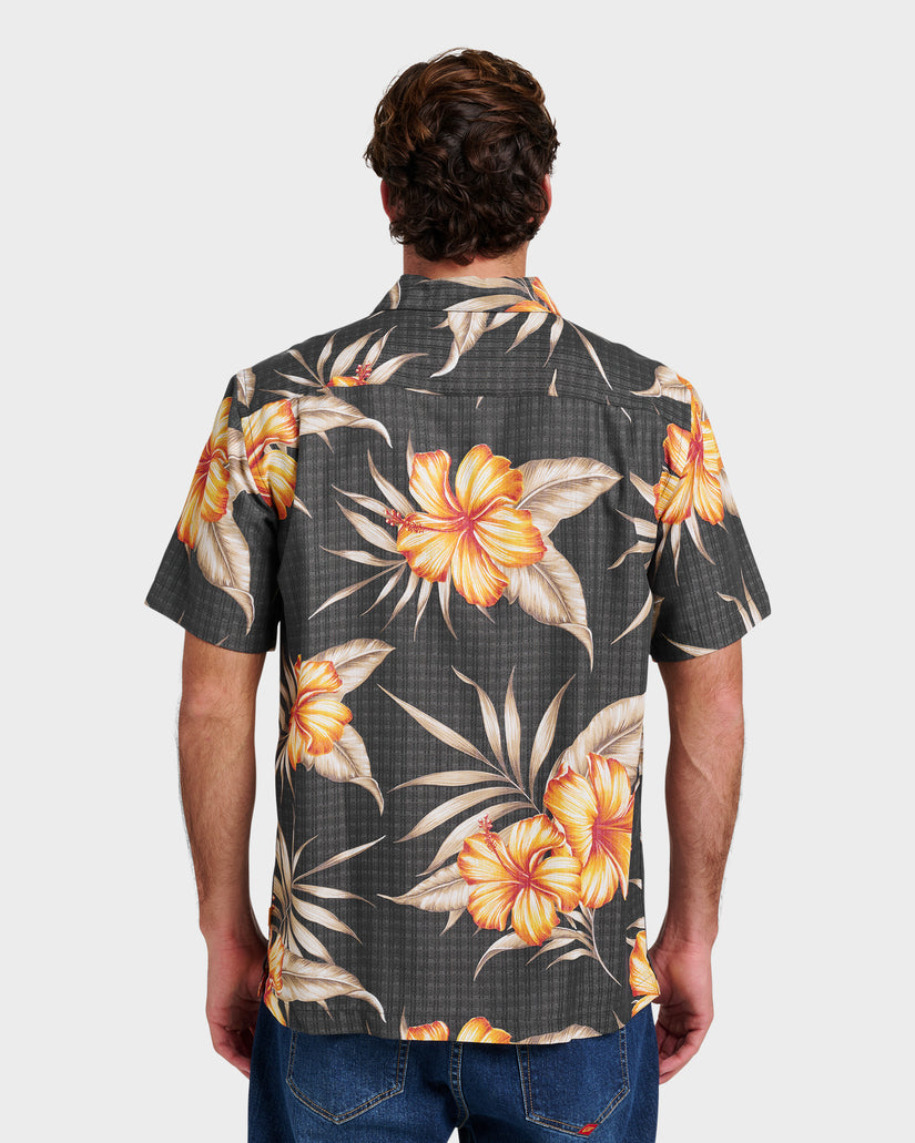 Quiksilver Waterman Tropical Dream Shirt BLACK XL
