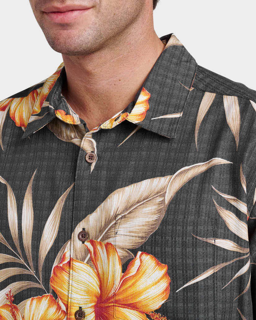 Quiksilver Waterman Tropical Dream Shirt BLACK M