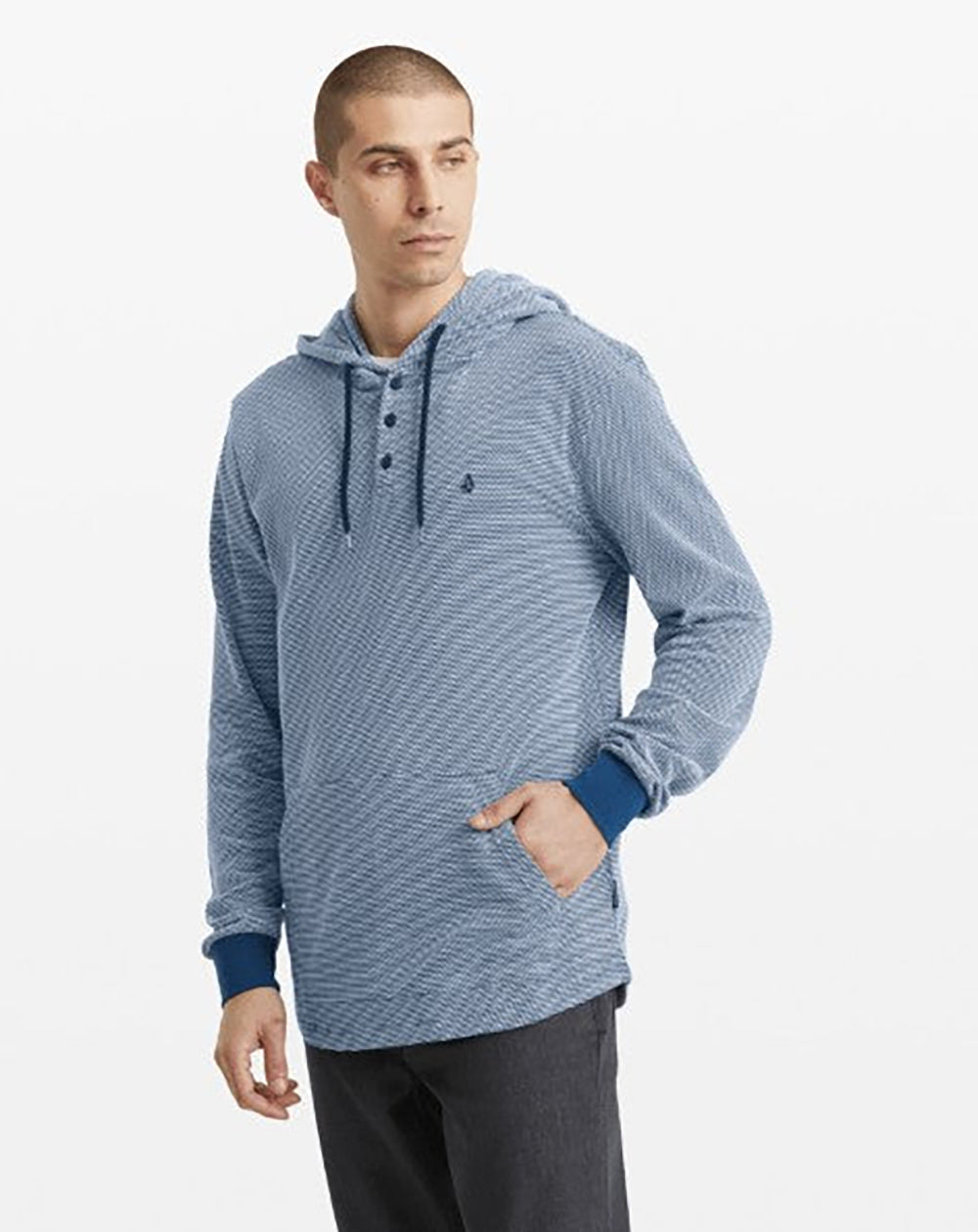 Volcom Murph Thermal Long Sleeve Shirt COS-Cosmic Blue L