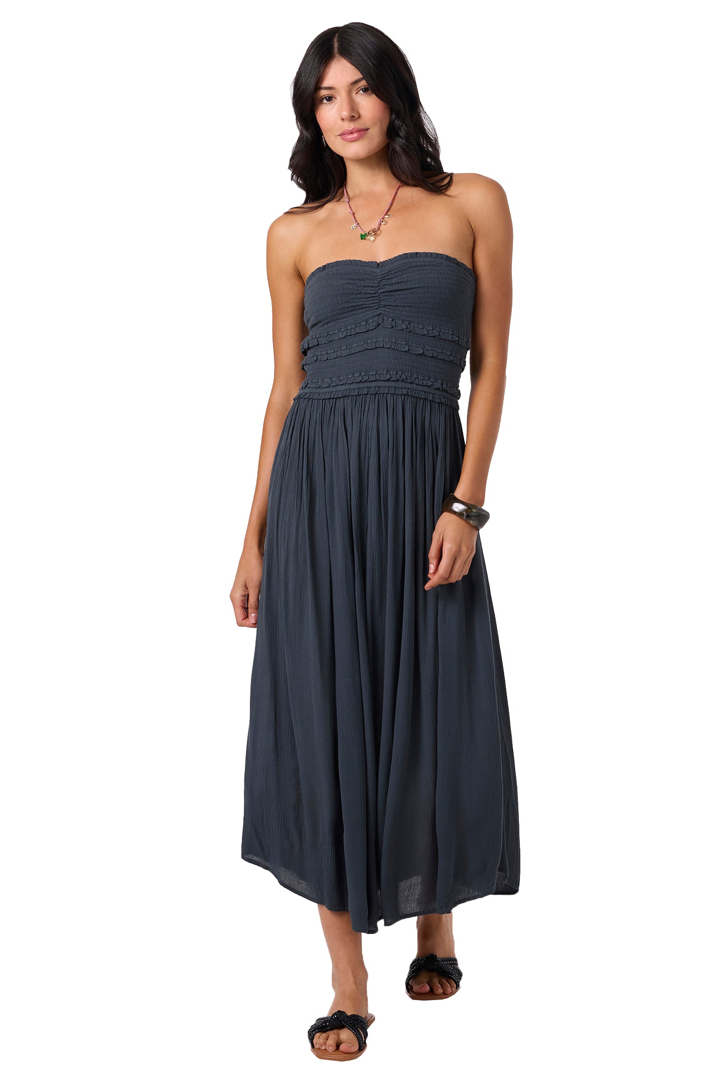 O'NEILL DEVYN MIDI DRESS SLT S