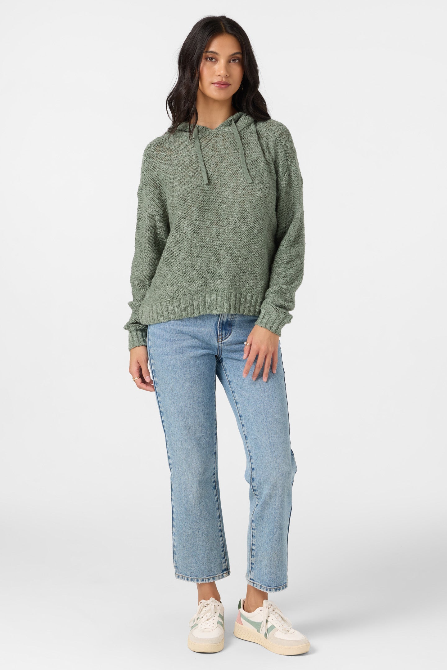 O'NEILL JAYNE SOLID LS SWEATER SSP-sea spray L
