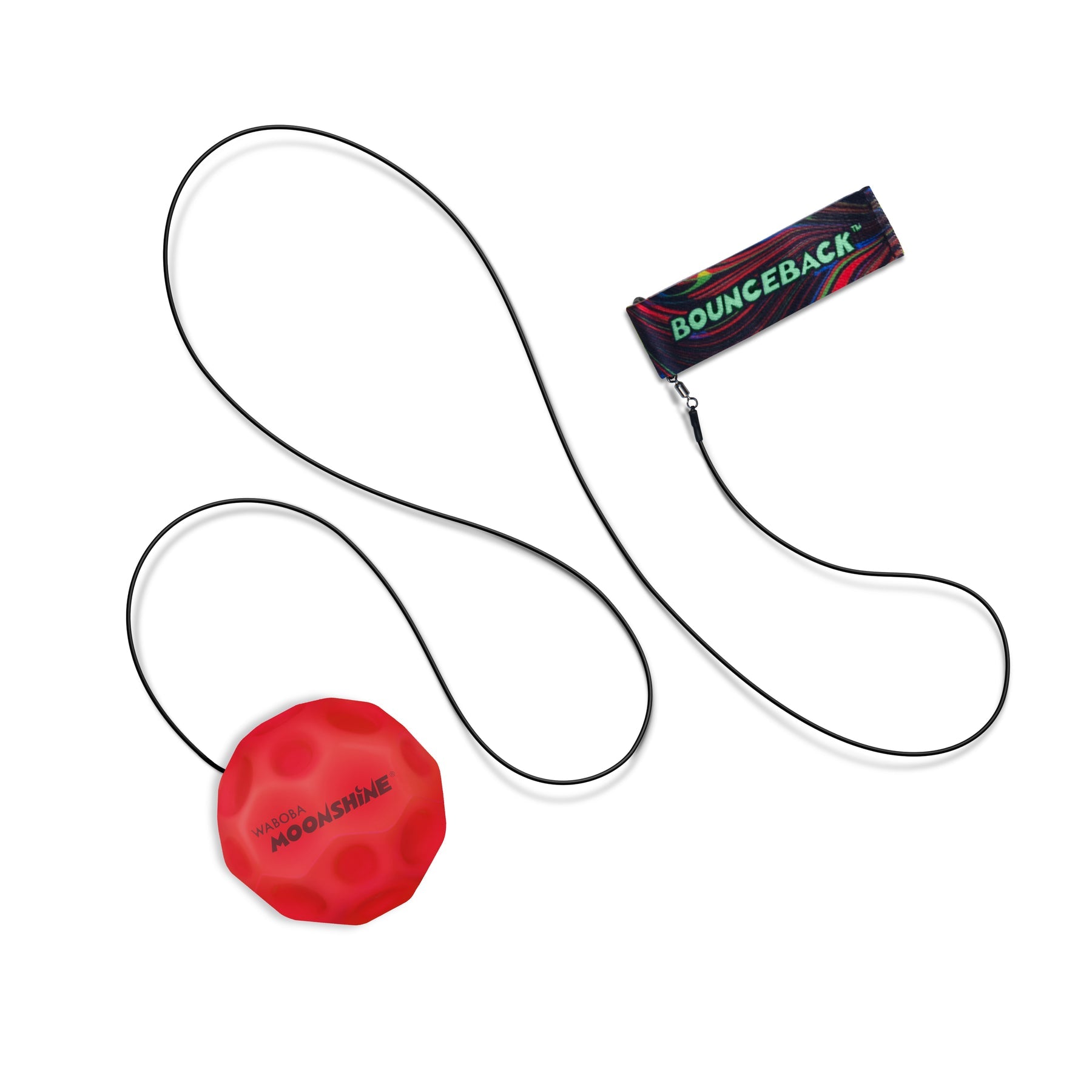 Waboba Bounceback Moonball with Leash LED