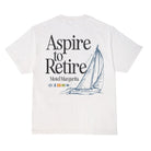 Motel Margarita Sail Away SS Tee White-Delray XL
