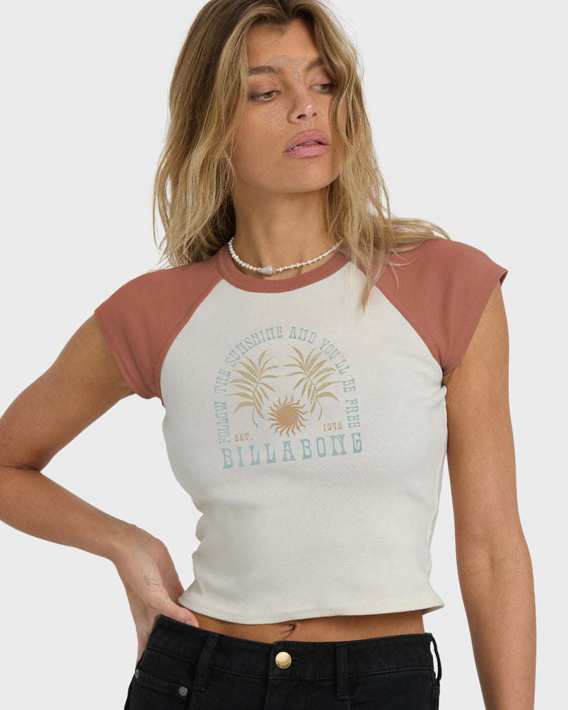 BILLABONG FOREVER HAD SS KNT RAGLAN CNS0-SEDONA M