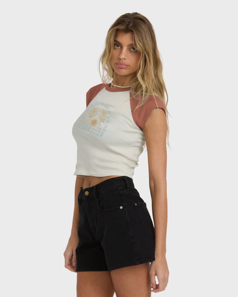 BILLABONG FOREVER HAD SS KNT RAGLAN CNS0-SEDONA M
