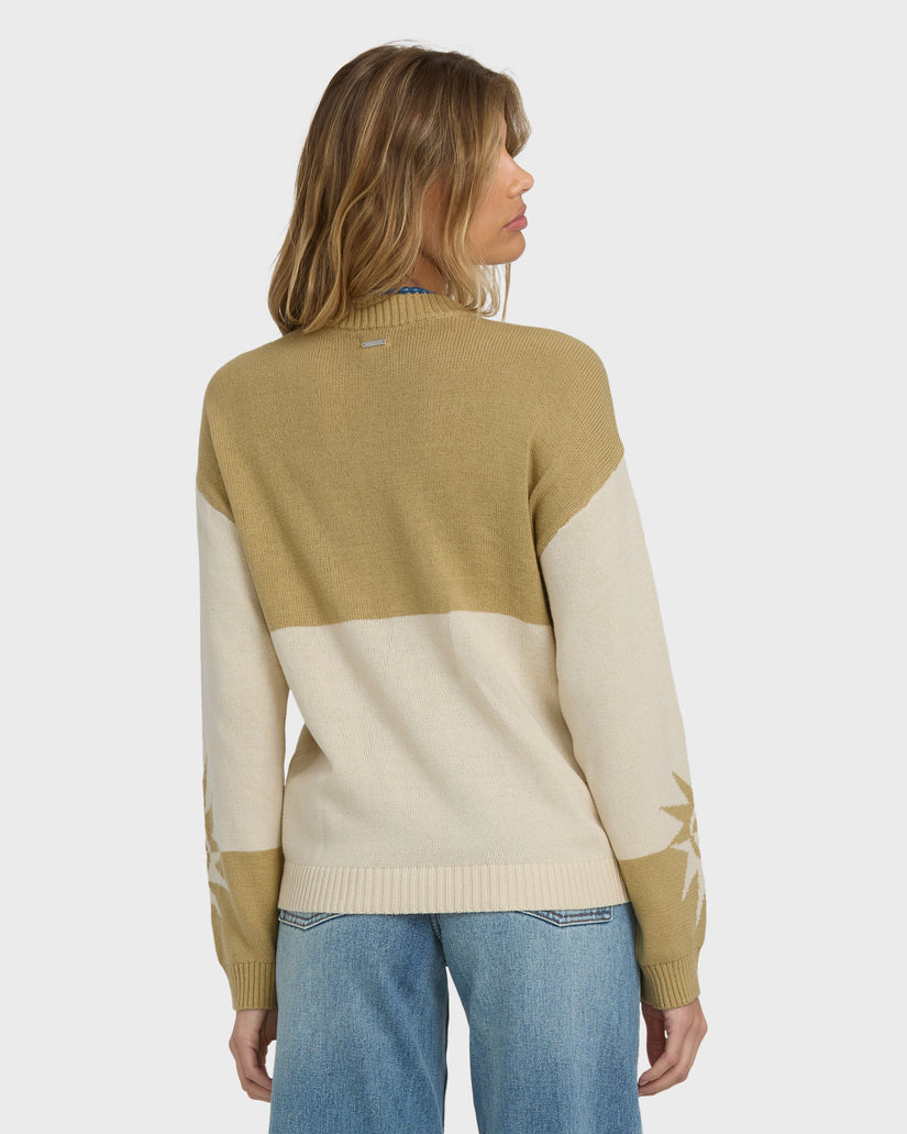 BILLABONG REVERSE HEAT SWEATER GAH-GREEN ASH S