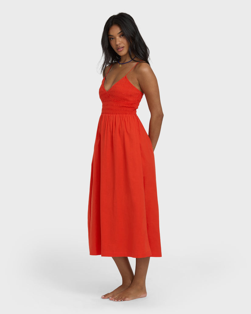BILLABONG SUCH A TRIP DRESS RPZ0-RED ALOHA S