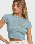 BILLABONG PRETTY SWEET DAY SS TEE MNB-MASON BLUE M