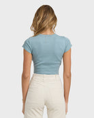 BILLABONG PRETTY SWEET DAY SS TEE MNB-MASON BLUE M