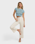 BILLABONG PRETTY SWEET DAY SS TEE MNB-MASON BLUE M