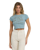 BILLABONG PRETTY SWEET DAY SS TEE MNB-MASON BLUE M