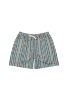 Rhythm Paisley Stripe Beach Short OLI-Olive 36