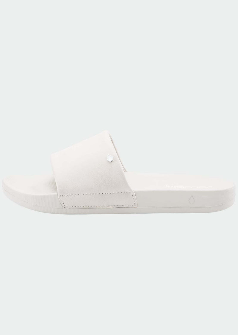 Volcom Volcation Slide Womens Sandal SKG-Sky Grey 8